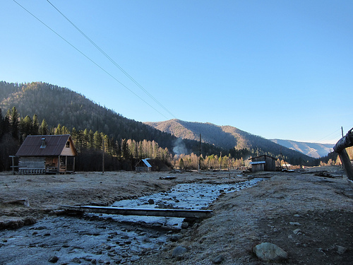 Small river on the Silk Road